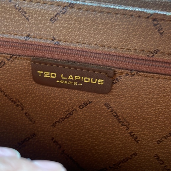 Ted lapidus Paris classic large crossbody bag Designer of Fendi !!! 1970s!!! - Picture 6 of 7
